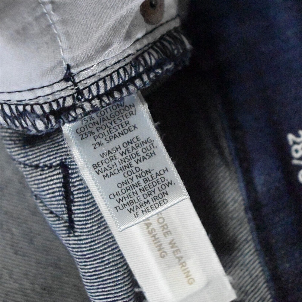 LOFT 28 / 6 Modern Kick Crop Dark Rinse Stretch‎ Denim Womens Jeans - Picture 4 of 7